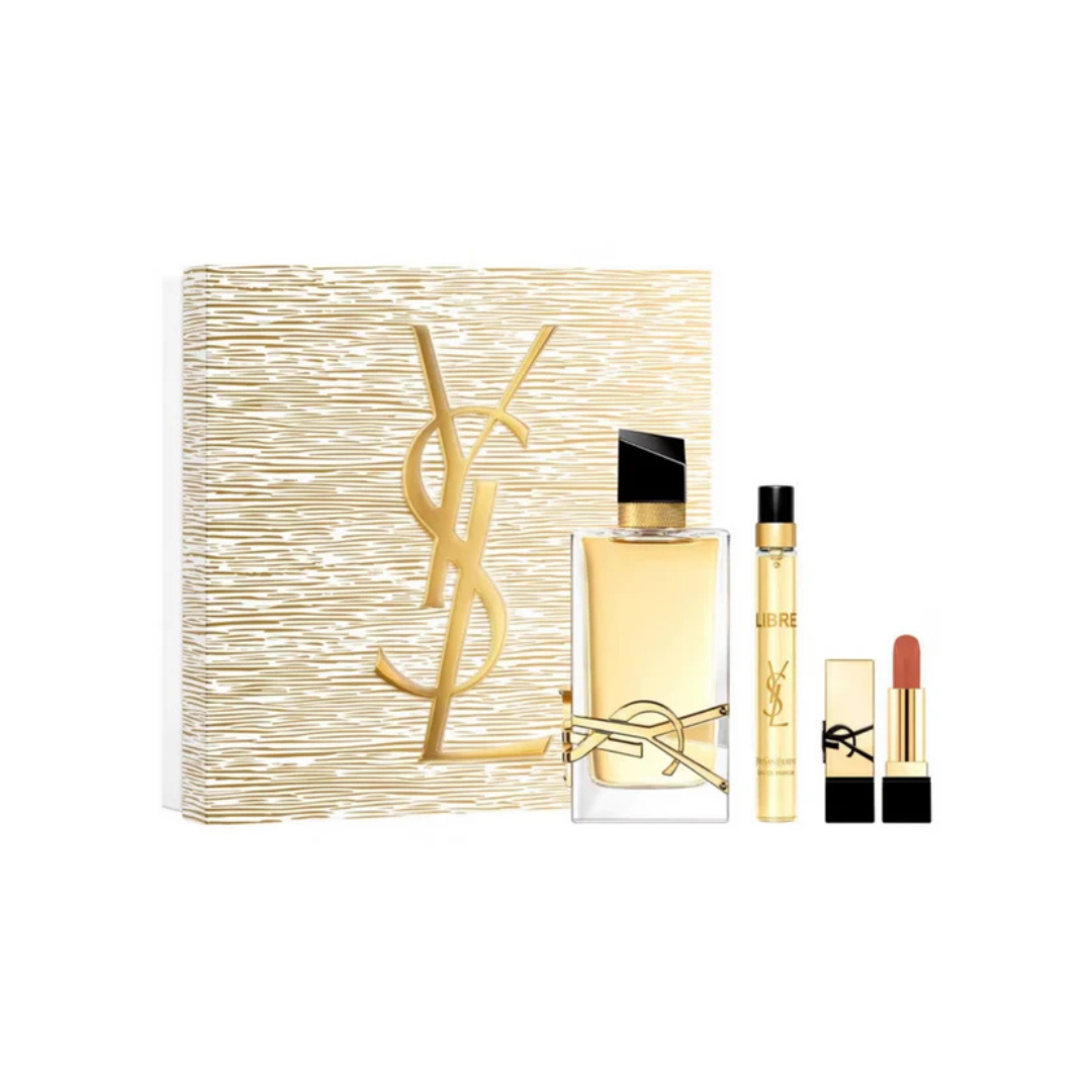 SET YSL LIBRE 90ml EDP + 10ml + Lipstick