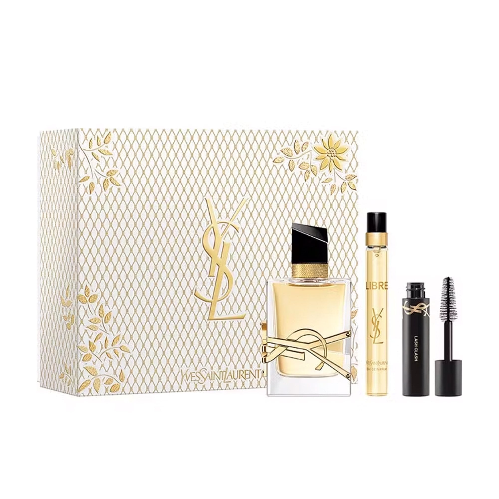 SET YSL LIBRE 50ml EDP +SET YSL LIBRE 10ml EDP + Lashclash Mascara 2ml