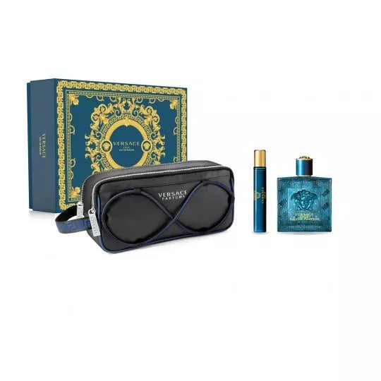 Versace Eros Set (EDT 100ml + EDT 10ml + Bag)