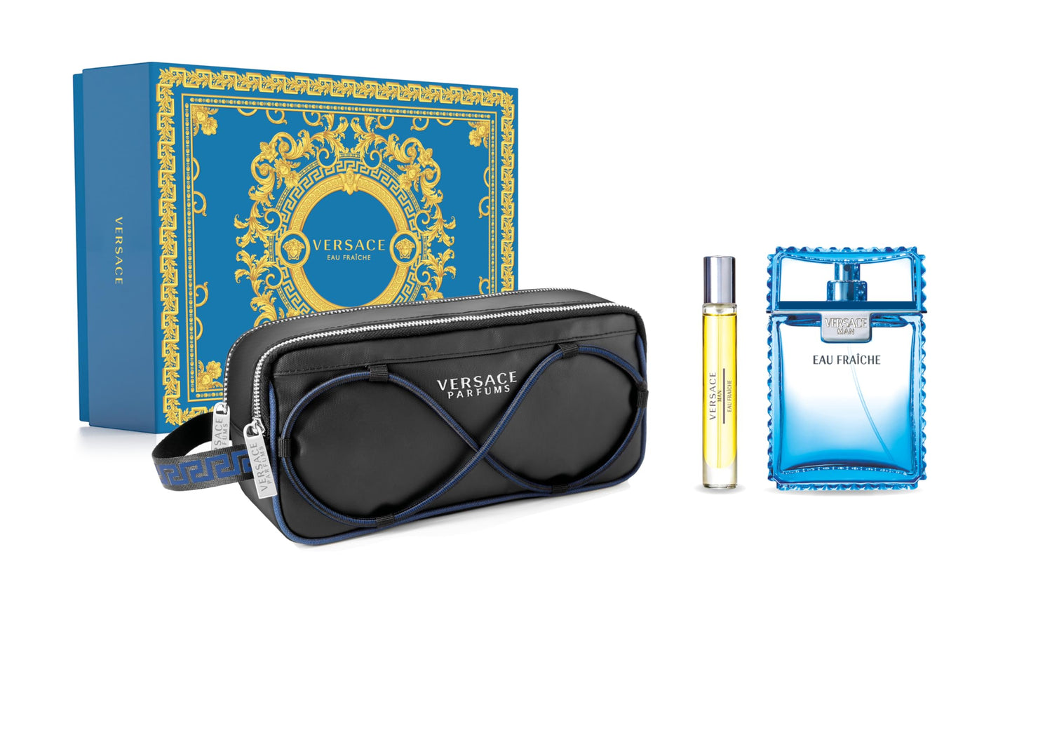 Versace Man Eau Fraiche
Set (edt/100ml + edt/10ml + bag)