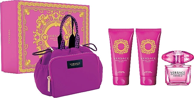 Versace Bright Crystal Absolu
Set (edp/90ml + b/lot/100ml + sh/gel/100ml + bag)